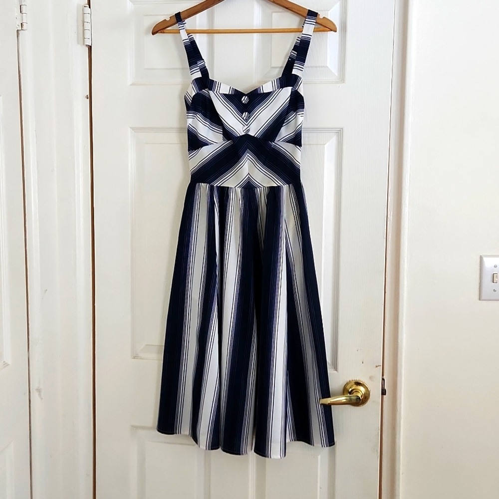 Voodoo Vixen Striped Dress